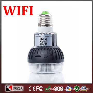 Wireless Bulb Camera in Motion